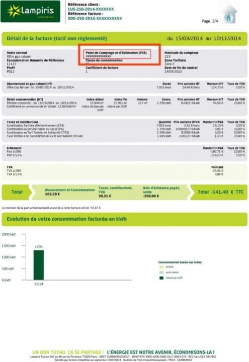 facture-gaz-lampiris-pce