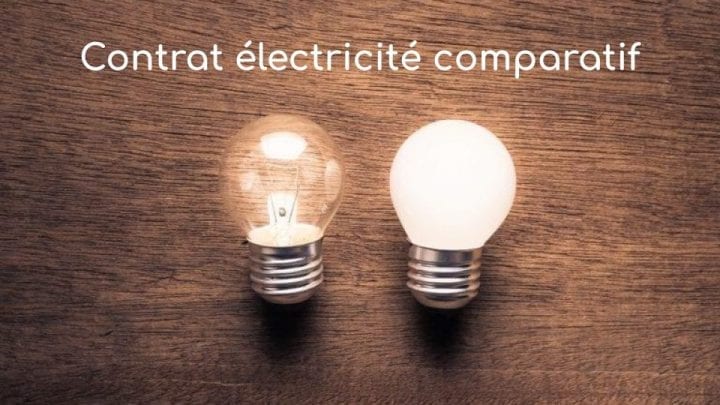 Contrat d'électricité comparatif