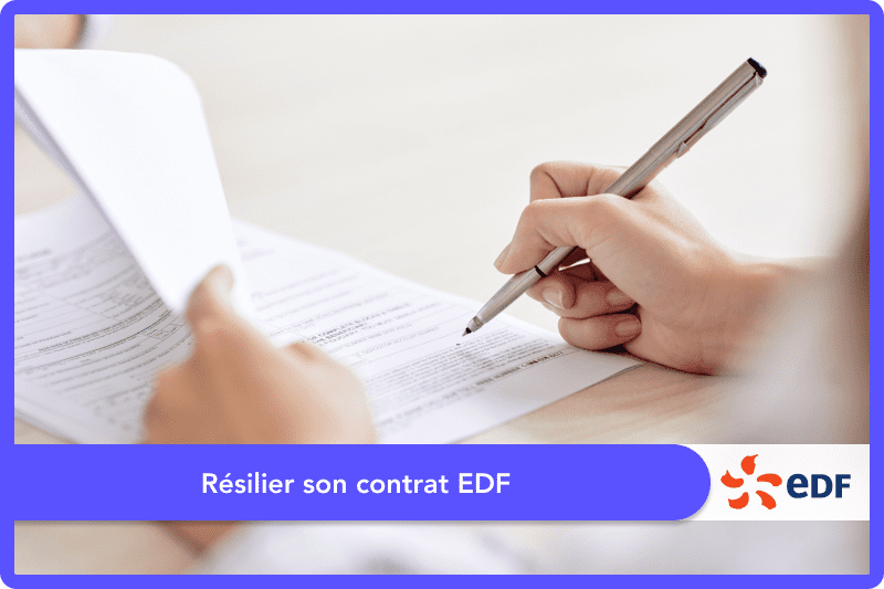 Résilier son contrat EDF