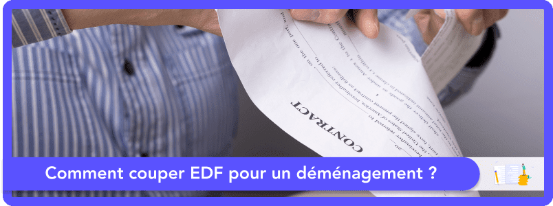 Couper EDF déménagement