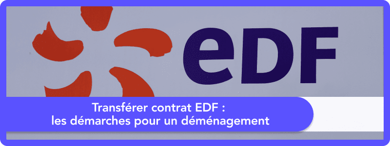 Transfert contrat edf