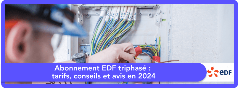 Tarif EDF triphasé