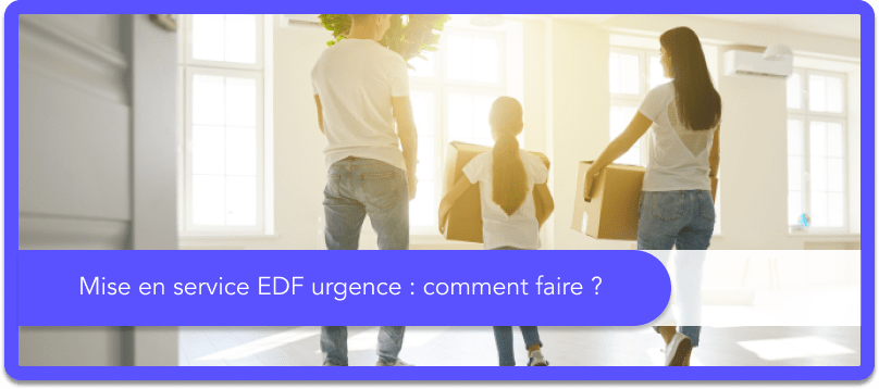 Mise en service urgence EDF