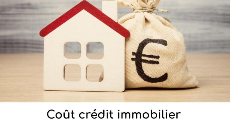 Coût crédit immobilier