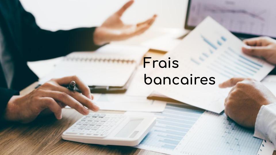 Frais bancaires