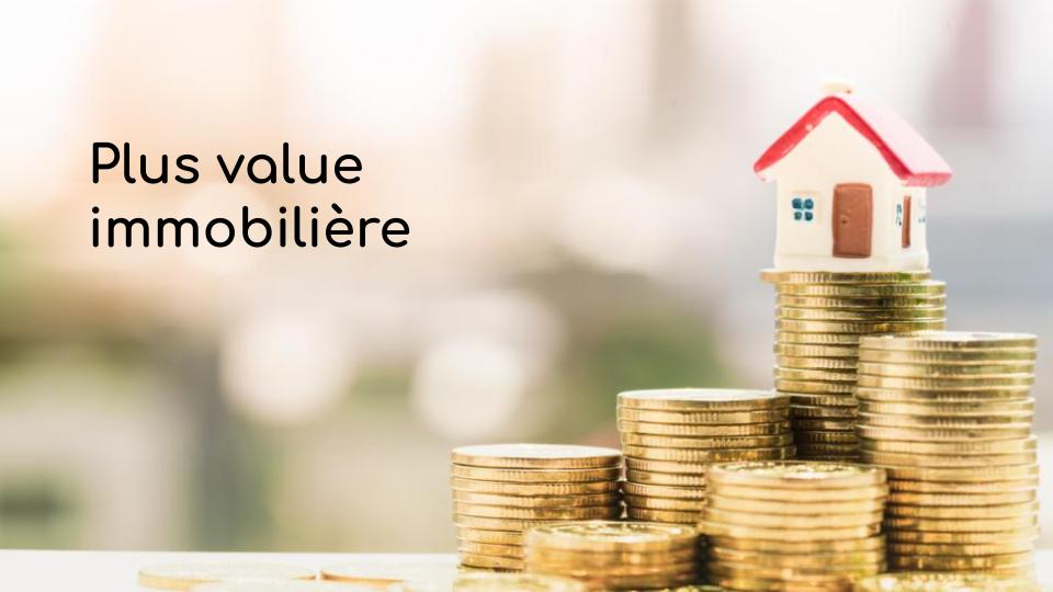Plus-value immobilière