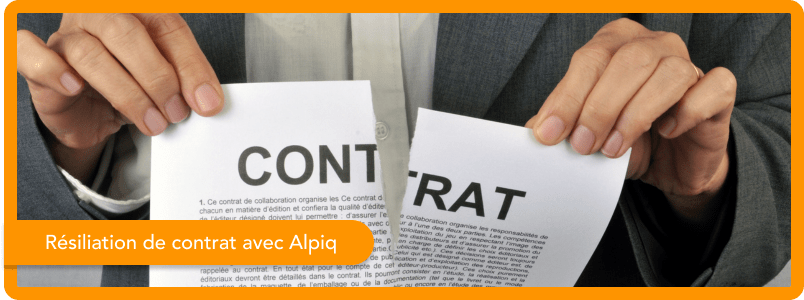Résiliation contrat Alpiq Résiliation contrat Alpiq
