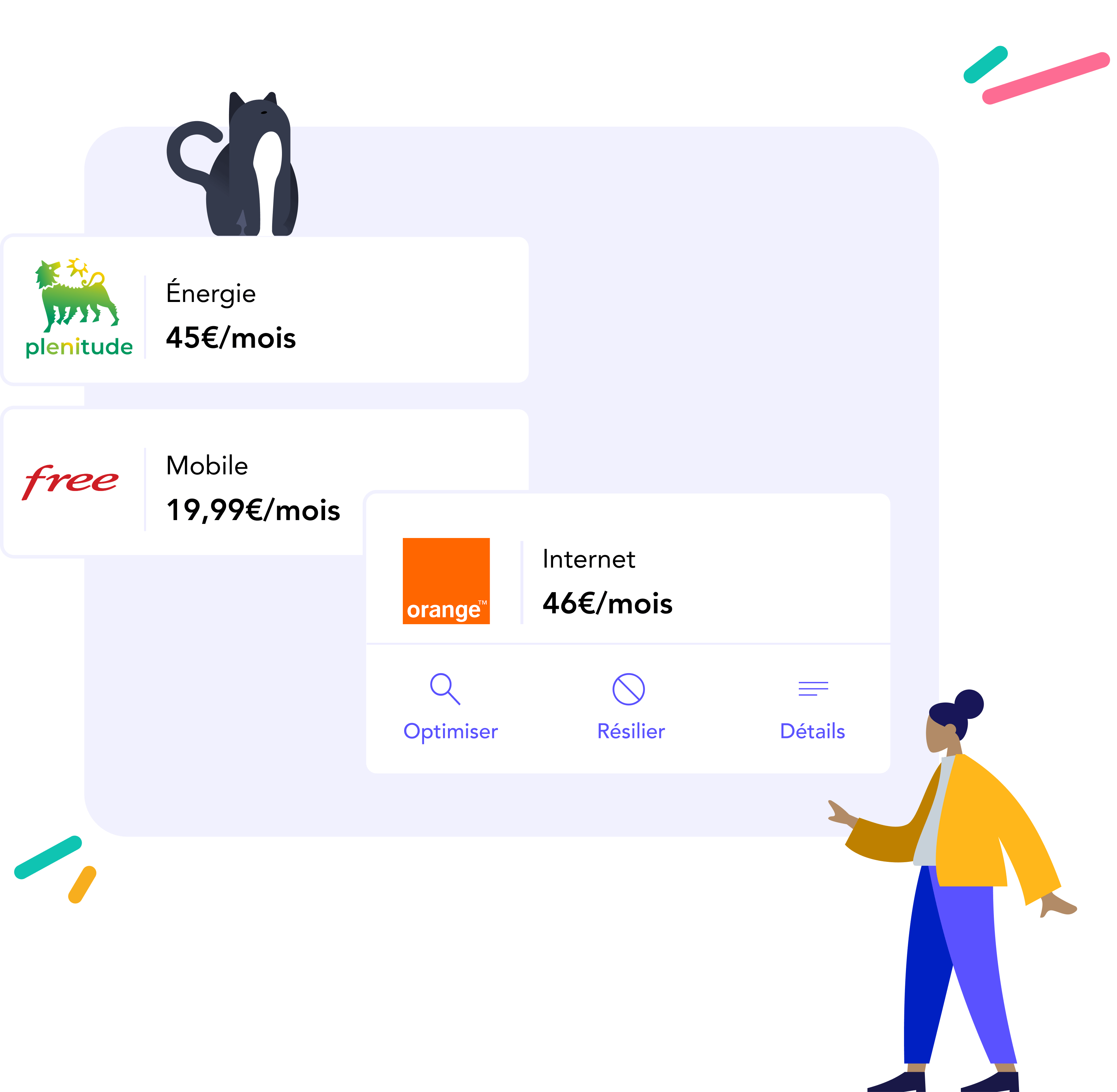 Tous vos contrats et abonnements avec papernest