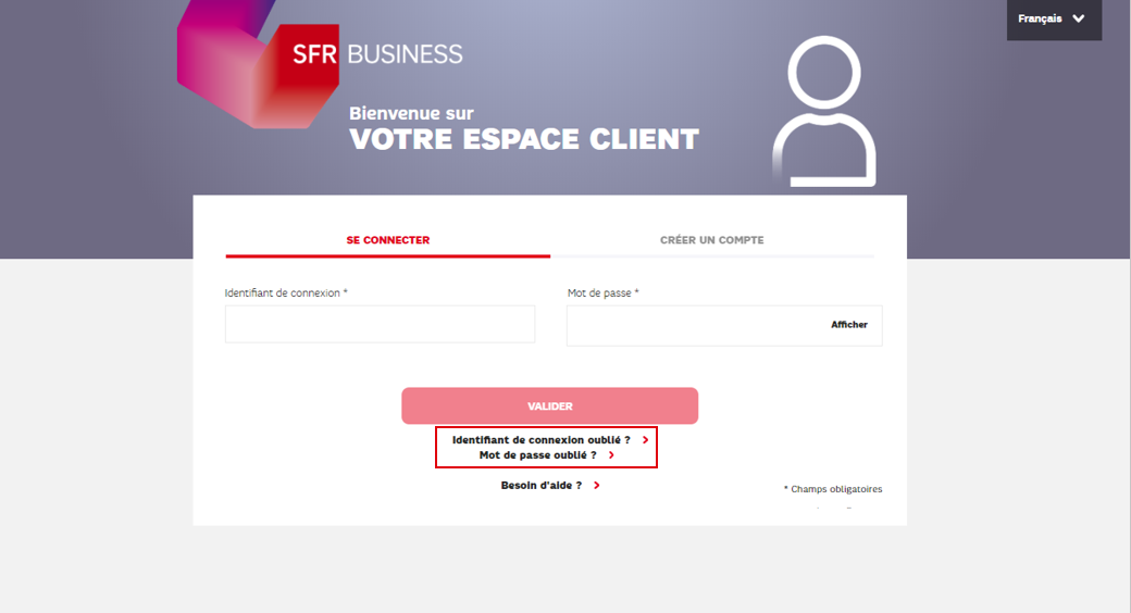 Espace client SFR Business