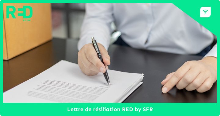 lettre résiliation RED by SFR
