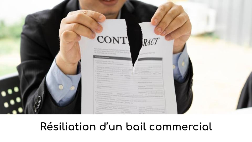 Résiliation bail commercial