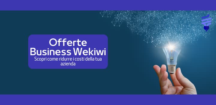 Risparmio sui tuoi costi di luce e gas con le offerte business wekiwi