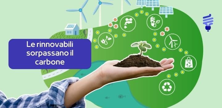 Le rinnovabili sorpassano il carbone: la transizione energetica accelera in Italia e nel mondo