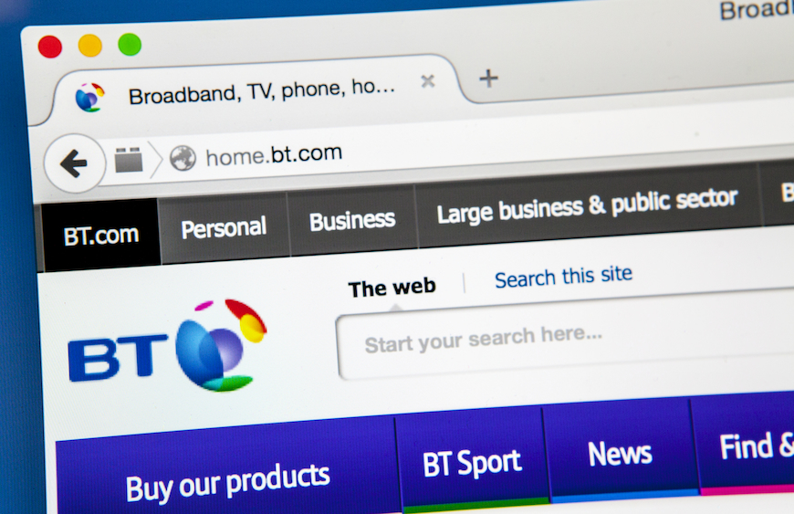 BT business broadband for UK companies