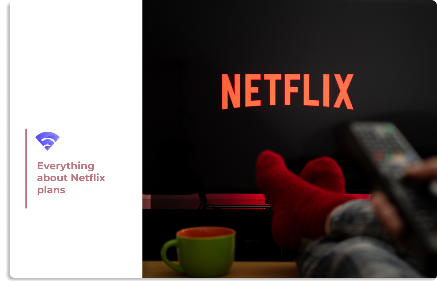screen with Netflix and red socks
