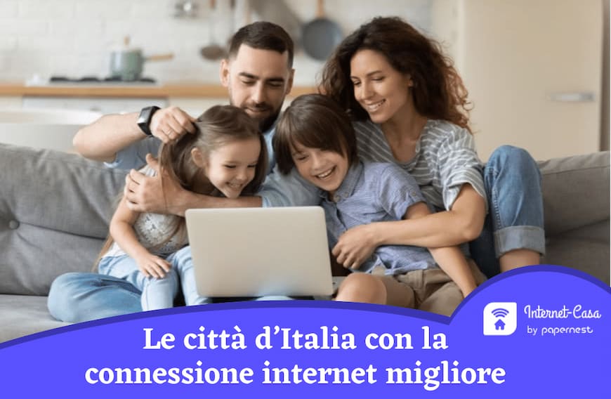 Le città d’Italia con la connessione internet migliore