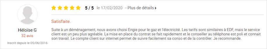 Avis Engie installation