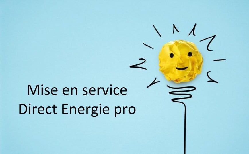 mise en service direct energie pro