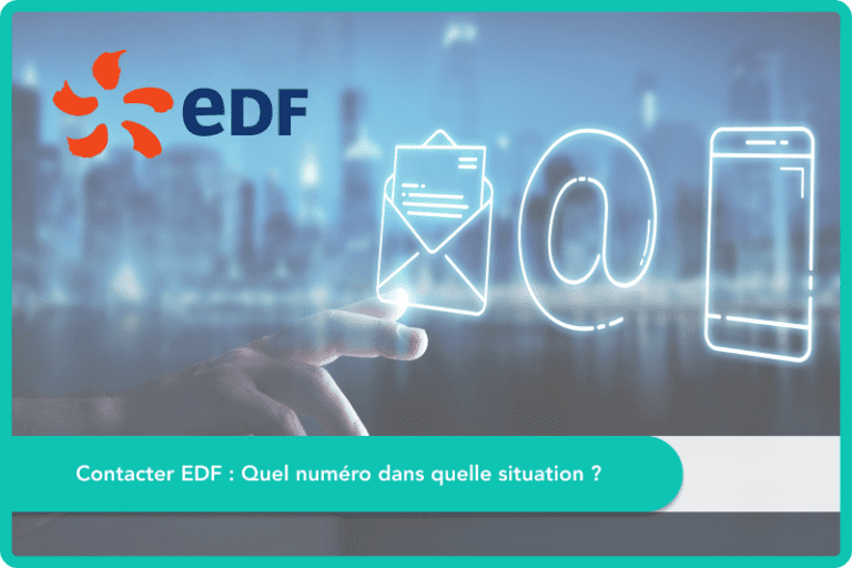 Contacter EDF : téléphone, mail, voie postale