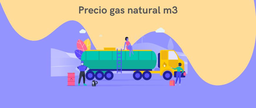 Precio gas natural m3